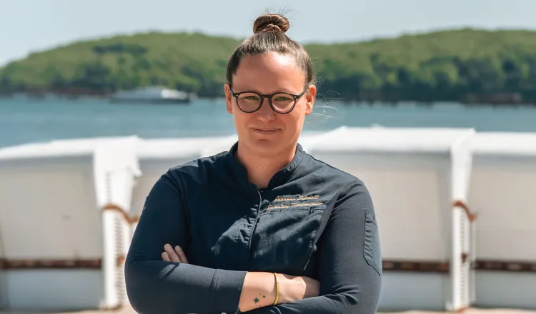 Küchenchefin Johanna Schmull bei den Arkona Strandresidenzen am Binzer Strand
