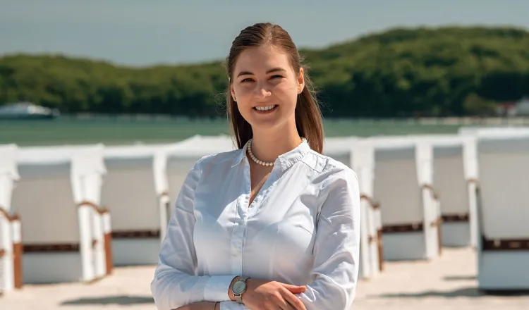 Varvara Matatzova, F&B Operations Managerin bei den Arkona Strandresidenzen in Binz